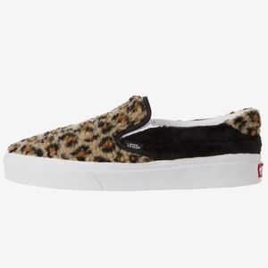 Vans Slip-On 59 Sherpa Leopard / Black Sneakers